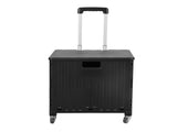 Folding Shopping Trolley Cart Portable Black STP1001-65L-BK