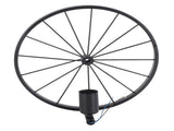 Wall Lamp Decorative Wheel Light Retro Industrial Style Iron for Balcony Corridor Black V1294-YM0715-3119220068211