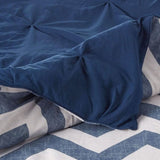 J Elliot Home 6 Pcs Ella Navy Comforter Set Single V442-IDC-COMFORTER-6PCELLA-NAVY-SB