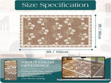 3x5 Floral Entry Rug - Small Washable Indoor Outdoor Mats for Front Door Non-Slip Porch Rug Tan Boho V1258-DP02-WO-1007