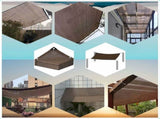 UV Protection Shade Net Breathable Cooling Balcony Garden Netting with Eyelets Heat Resistant V1237-ZY-528-042