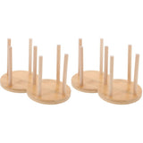 2Pack Wear-Resistant Wooden Paper Cup Storage Organizer for Office Cafeteria V1366-AZ2-W-13644