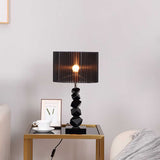 SOGA 4X 60cm Black Table Lamp with Dark Shade LED Desk Lamp TABLELAMPD60X4
