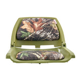 Boat Seat, Low Backrest, Folding Fishing Boat Seat with Thickened Sponge Cushion & PU Polyester V952-RDFZCZYMCSKF83ET4001V0