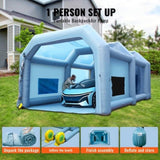 Inflatable Paint Booth, 10x6x4m Inflatable Spray Booth, High Powerful 950W1100W Blowers Spray Booth V952-CQSPQFLSS3320LZI3V3
