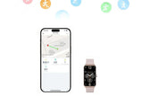 Fitness Tracker Smart Watch with Heart Rate and Blood Pressure Monitor-Pink V1263-JX-7640