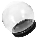 Decorative Glass Dome Cover with Preserved Flower - Home Decor V1192-AZ-W-30342