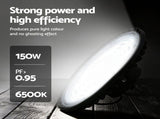 Leier 150W UFO LED High Bay Light Motion Sensor HBL-UFO-N150-SEN-BK
