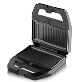 6-in-1 Multifunctional Sandwich Maker with Interchangeable Non-Stick Plates for Waffles, Paninis, V1341-ZY-B2YACXK2-SILVER