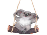 Resin Swinging Koala Animal Model Figurine Statue Sculpture Hanging Ornament Outdoor Yard Decoration V1294-YM0523-3111210391511