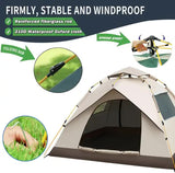 210*200*135cm Outdoor Family Instant Ultralight Portable Folding Popup Waterproof Oxford Fiberglass V888-ELOSUNG10301