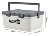Mountview 22L Cool Box Portable Waterproof Outdoor Camping Hiking Food Storage RM1014-22L-WH-AU