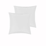 PepperMIll Satin European Pillowcases WHITE V442-END-PILLOWC-SATIN-WHITE-EU