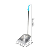 Stainless Steel Dustpan in for Indoor Use, Efficiently Collects Lint, Hair, and Small Debris V1370-AZ4-08865