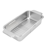 Over The Sink Strainer Extendable 304 Stainless Steel Over The Sink Colander for Kichen Washing V1294-YM0901-3118250091112