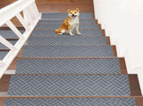 PALIFEUR Stair Treads for Wooden Steps, Soft Stair Treads, 8 x 30 Inch Reusable Carpet Stair Treads, V1189-LWWAL-20260325-01157