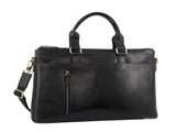 Pierre Cardin Leather 15" Laptop Briefcase Business Bag - Black V563-PC3621-BLACK