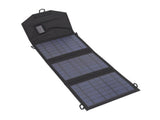 Solar Charger Portable Foldable Polysilicon Solar Power Bank with Hooks for Camping 10.5W 5V V1294-YM0716-3114220065711