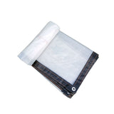 Clear Tarps Heavy Duty, Waterproof Tarpaulin Cover Greenhouse Garden Plant Patio 5 x 6.5FT 6.5*13ft V1189-WXFWAL-20260319-01274