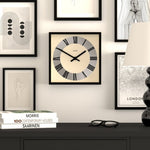 Newgate Jones Box Wall Clock Matte Black V398-NGJBOX230K