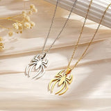 Spider Pendant Necklace Surgical Steel Superhero Spiderman Jewelry for Kids-1 pair V1164-325760