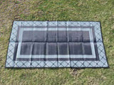 Alfresco 3m x 1.8m recycled poly mat V941-ALFRESCO3X1.8