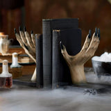 Halloween Horror Witch Hand Book Stand Resin Witch Hand Ornament Halloween Home Bar Decor Holiday V1294-YM0717-10352409