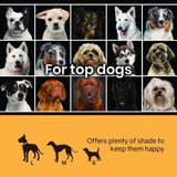 NEATAPET Shade Roof for 3x3m Dog Run Pet Enclosure, UV & Water Resistant, Silver colour V219-PETDGENTPA38S