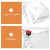10-Pack Reusable Juice Pouches with Spouts, Portable Wine Refill Bags for Parties, Outdoor V1370-AZ4-11963