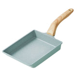 Rectangle Omelette Pan Nonstick Green Aluminum Perfect for Eggs and More V1366-AZ2-W-22338