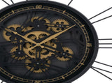 TRAVELER WALL CLOCK WITH MOVING 3D MECHANISM V742-78666DS