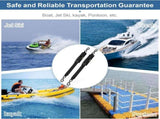 2 Pack Boat Tie Down Straps, Adjustable Anti Corrosion Transom Straps for Boats, Jet Skis, Kayaks V1189-LC-AMZ-00121