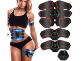 Muscle Toner Abdominal Toning Belt ABS Toner Body Muscle Trainer Wireless Portable Unisex Fitness V1263-JX-1222