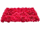 Artificial Flower Wall Backdrop Panel 40cm x 60cm Romantic Red V637-DP11988288