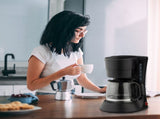 Electric Maker Drip Machine with 600ml/20.3oz Pot Espresso Maker 600W Heating V1294-YM0901-H48667EU