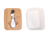 500ml Ceramic Butter Dish with Lid Sealed Freshness Keeping Easy Cleanup Butter Box Container V1294-YM0901-3118250012811