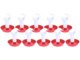 10Pcs Chick Water Drinker Bowl Plastic Poultry Farm Drinking Cups Watering System Supplies V1294-YM0710-3111210291711