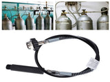 W21.814 CO2 Cylinder Refill Adapter Hose with Spring Tube 36in Soda Accessories Black V1294-YM0901-3113210018411