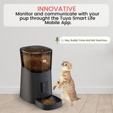 Floofi Smart Pet Feeder with Camera - Black V227-3331641000990