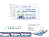 Mediflow Twin Pack Adjustable Waterbase Pillows V442-ABR-PILLOW-WATERBASETWIN-WHITE-ST