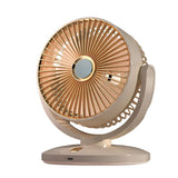 Electric Desktop Fan - 2-in-1 Air Circulator & Warm Air Fan, 3 Speeds, Compact for Office/Dorm, V1366-AZ2-W-26275