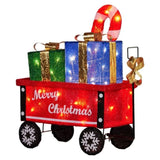 Christabelle Christmas Cart Display Candy Cane Presents LED Lights Indoor Outdoor Front Yard De 112_MHA610
