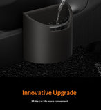 Leakproof Car Trash Can,Mini Car Trash Bin for SUV and Truck,Small Removable Liner Garbage V1192-AZ-W-3110