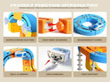 Magnetic Electric Train Set for Kids Ages 3-8, 100PCS Flexible Track Building Toy with Motorized V1107-819-78373-MLT2
