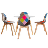 1 Artiss Dining Table and 4 Chairs Set DSW White DSET-DSW100-56FBX4