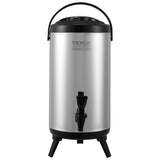 Stainless Steel Insulated Beverage Dispenser, 9.2 Liter, Thermal Hot and Cold Drink Server Dispenser V952-YLHLQQYX12L0TQWXUV0