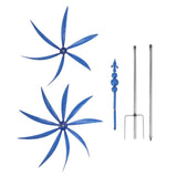 Wind Spinners for Garden Iron Windmill Sculptures 360 Degree Rotation for Outdoor Yard Lawn Garden V1294-YM0901-3111230151911