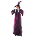 Hanging Witches Decor Voice Control Glowing Screaming Fabric Hanging Horror Toy for Festival V1294-YM0901-3115240094011