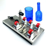 Glass Bottle Cutter Tool for DIY Crafting, Adjustable Cutting Machine for Repurposing Bottles into V1341-ZY-QLEZAA5P-SILVER