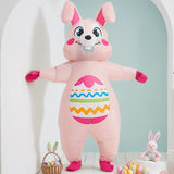 Oversized Inflatable Easter Bunny Costume USB/Battery Powered V728-LP601099698562921